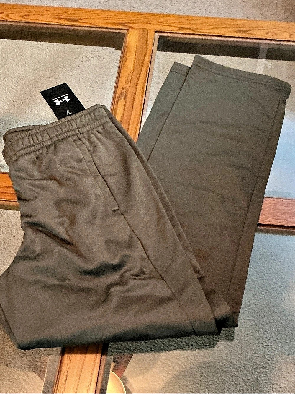 Under Armour Fleece lined Pants Boys YXL Green NWT Fleece Pants